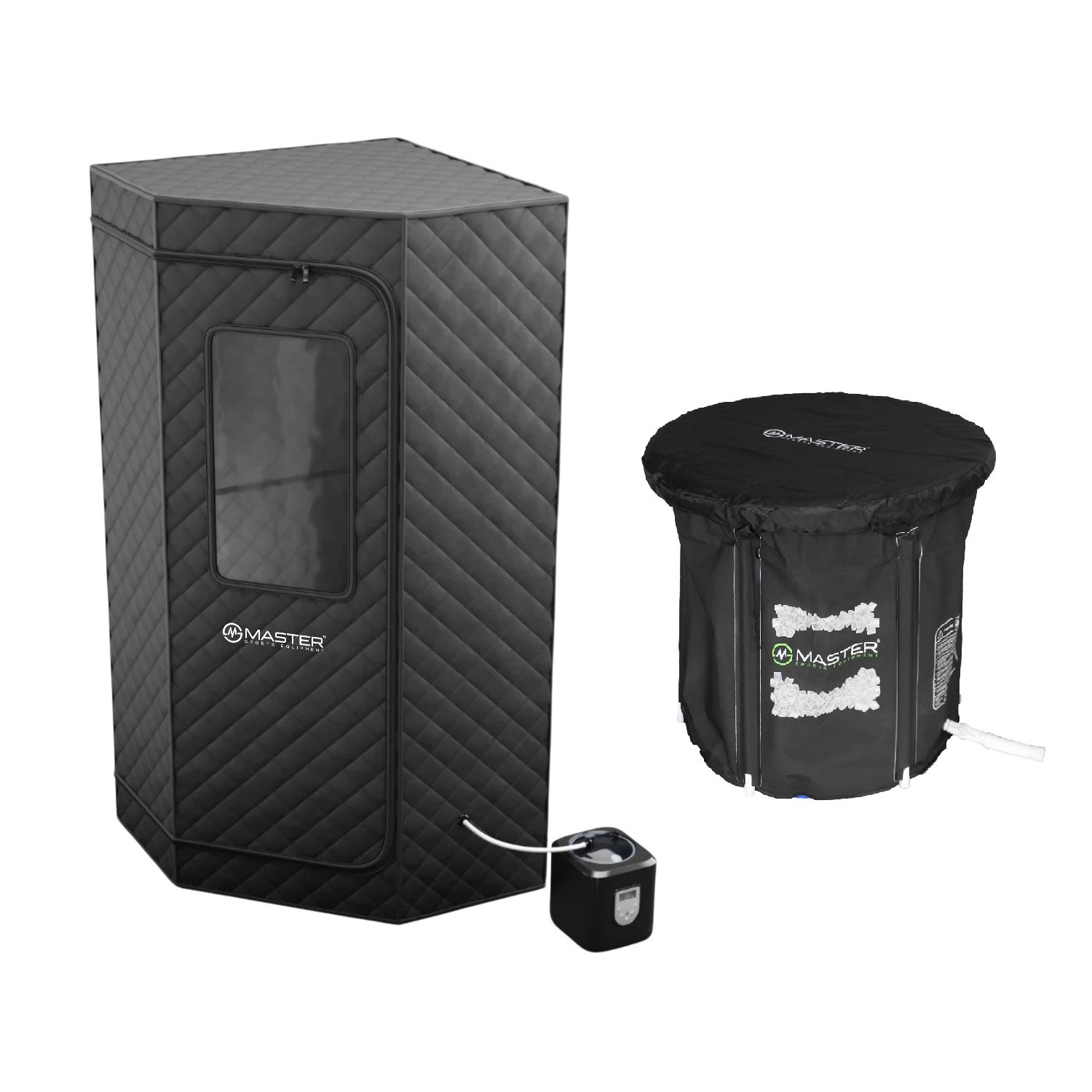 Otužovací set - Osobná parná sauna MASTER SmartSteam + Kúpacia kaďa MASTER 80 x 75 cm