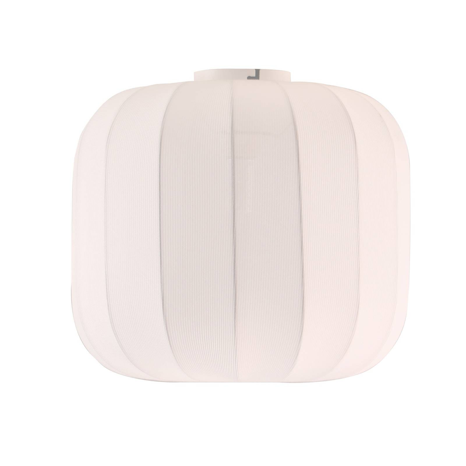 Stropné svietidlo Lindby Helin, biele, látka, Ø 35 cm