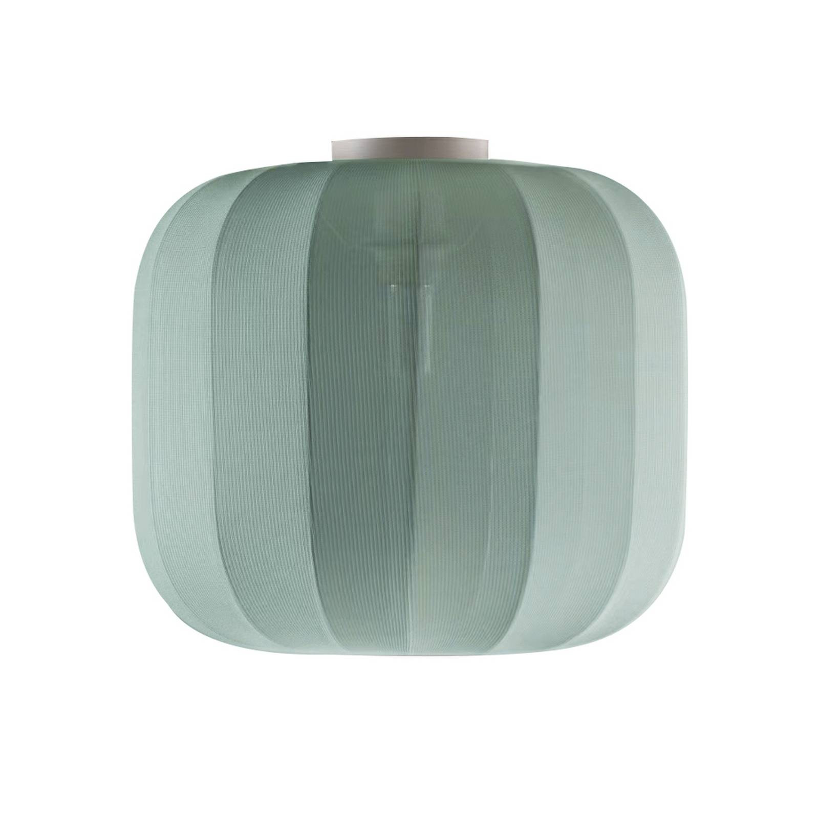 Stropné svietidlo Lindby Helin, modré, látka, Ø 35 cm