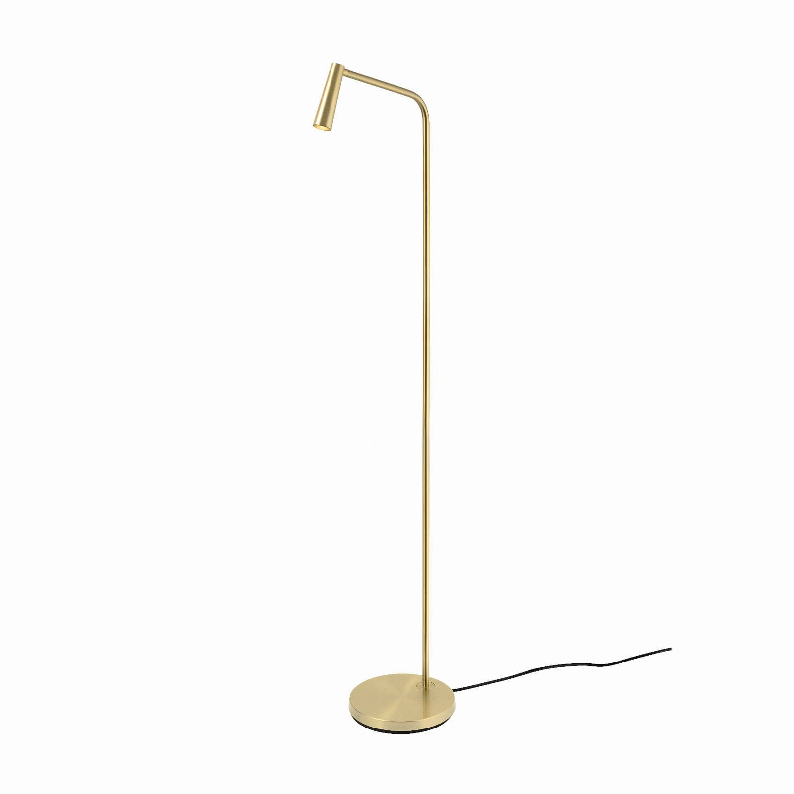 LEDS-C4 LED stojacia lampa Gamma, zlatý mat, 2 700 K, oceľ
