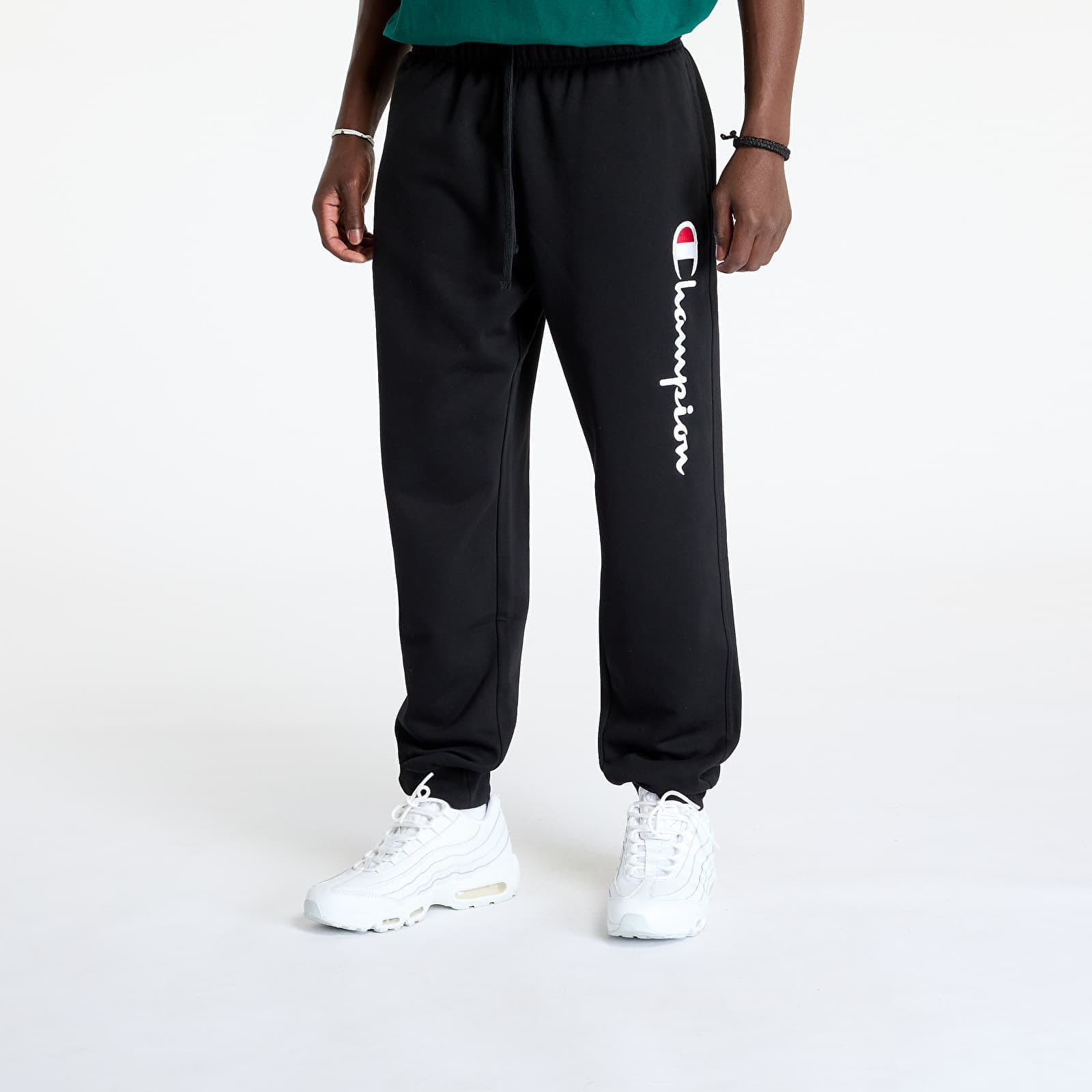 Kalhoty Champion Rib Cuff Pants Black XL