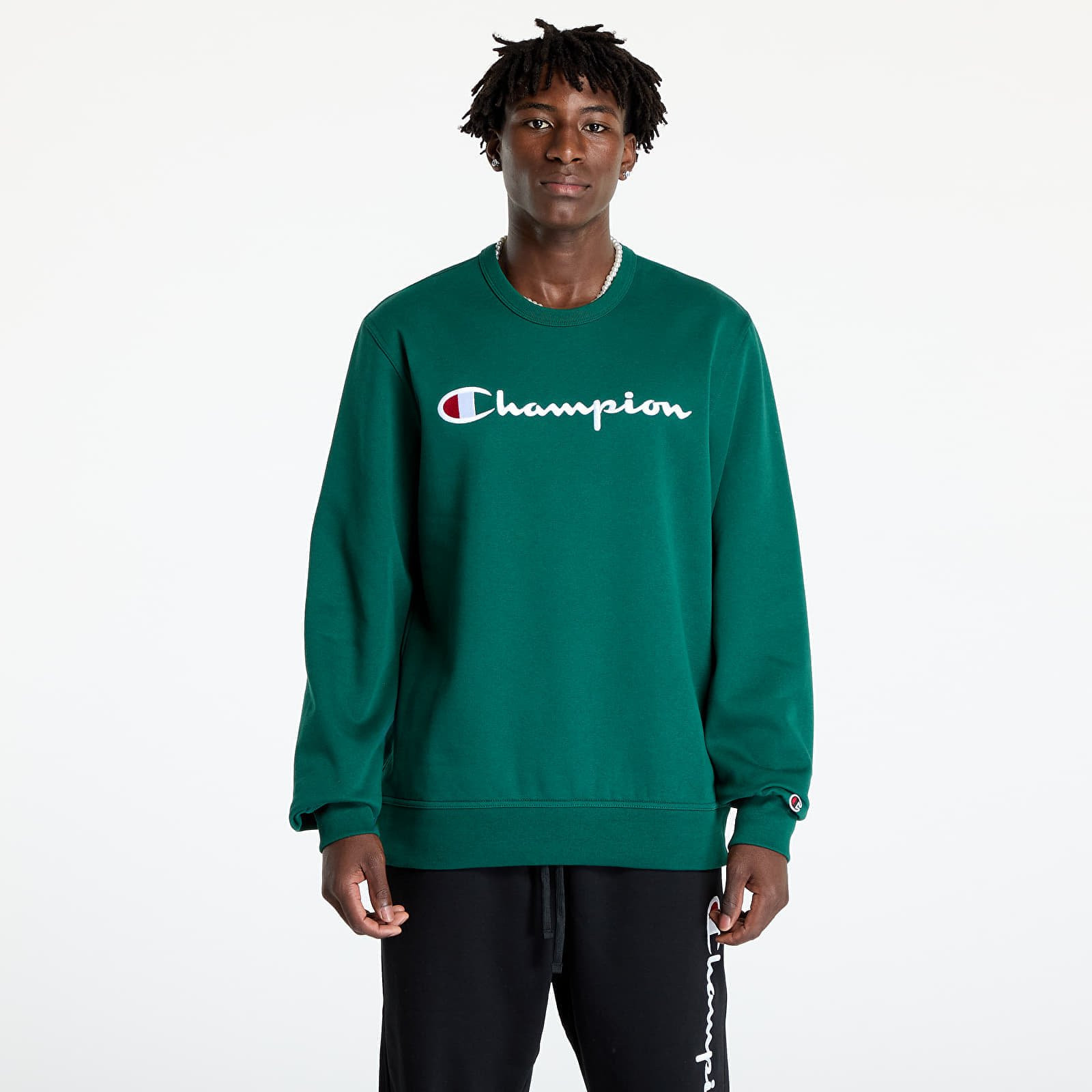 Mikina Champion Crewneck Sweatshirt Green M