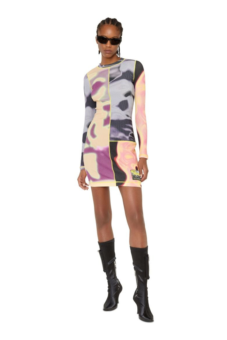 Diesel Šaty - D-BAKOS DRESS modré