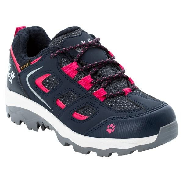 Children's Shoes Jack Wolfskin Vojo Texapore Low Dark Blue / Pink