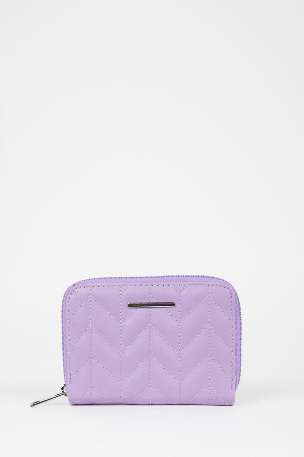 DEFACTO Women's Quilted Faux Leather Embroidery Wallet