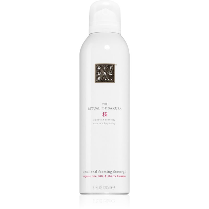 Rituals The Ritual Of Sakura sprchová pena Rice Milk & Cherry Blossom 200 ml