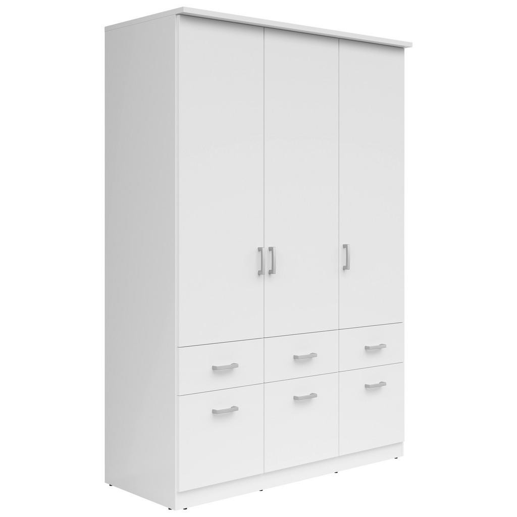 Boxxx ŠATNÍKOVÁ SKRIŇA, biela, 136/199/58 cm