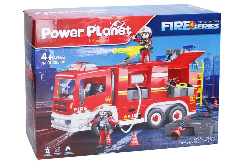 Hasičské auto s efektmi 31cm