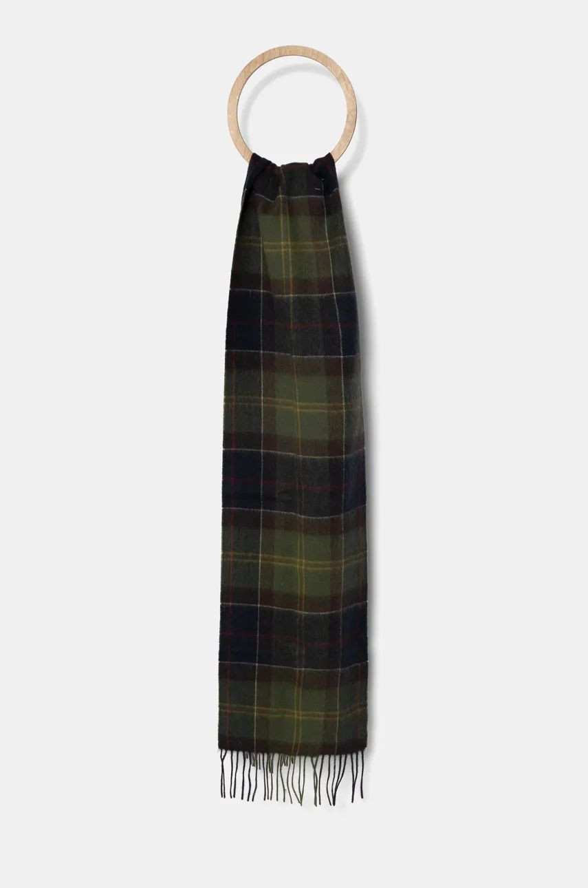 Vlnený šál Barbour vzorovaný, LSC0129