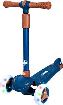 Story Mini Friends s LED kolieskami scooter, modrá