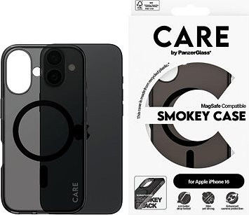 PanzerGlass CARE kryt Apple iPhone 16 MagSafe Smokey dymový/čierny