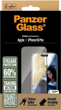 PanzerGlass EyeCare Apple iPhone 16 Pro s inštalačným rámčekom