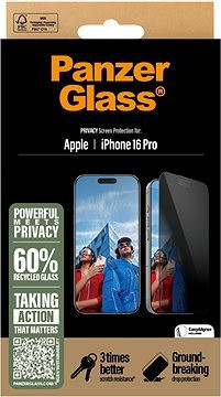 PanzerGlass Privacy Apple iPhone 16 Pro s inštalačným rámčekom