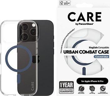 PanzerGlass CARE Kryt Apple iPhone 16 Pro MagSafe Urban Combat modrý