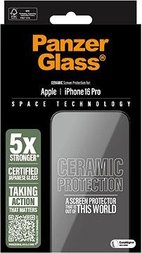 PanzerGlass Ceramic Apple iPhone 16 Pro s inštalačným rámčekom