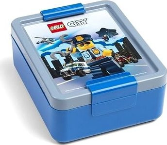 LEGO City box na desiatu – modrá