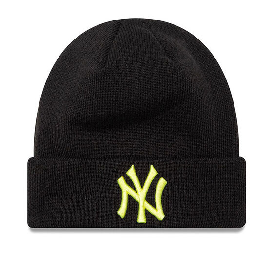 Zimná čapica New Era Knit Medium MLB League Essential Beanie Black - UNI
