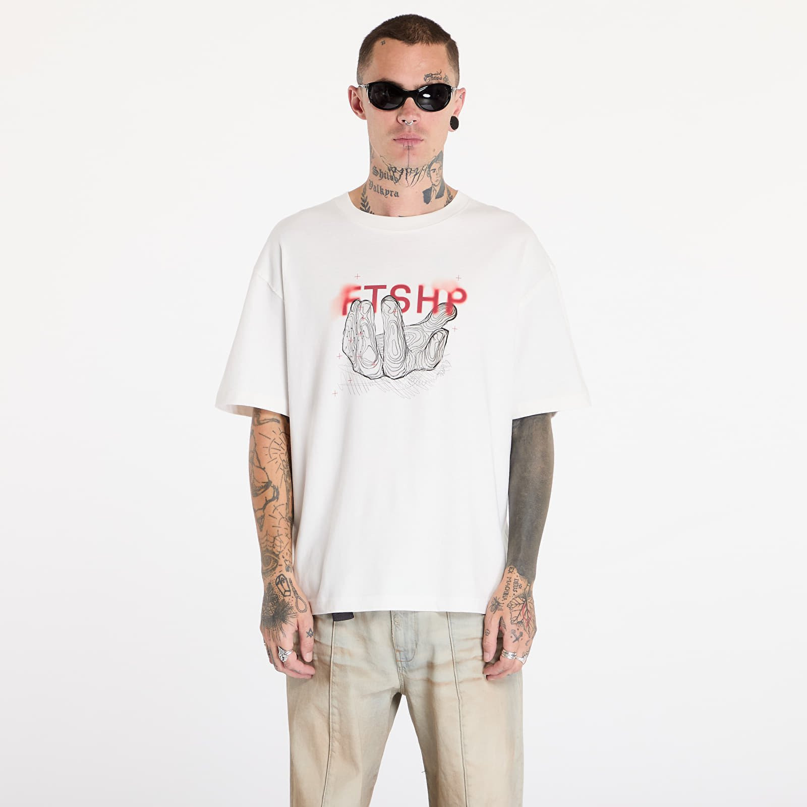 Tričko FTSHP Handful T-Shirt UNISEX White XL