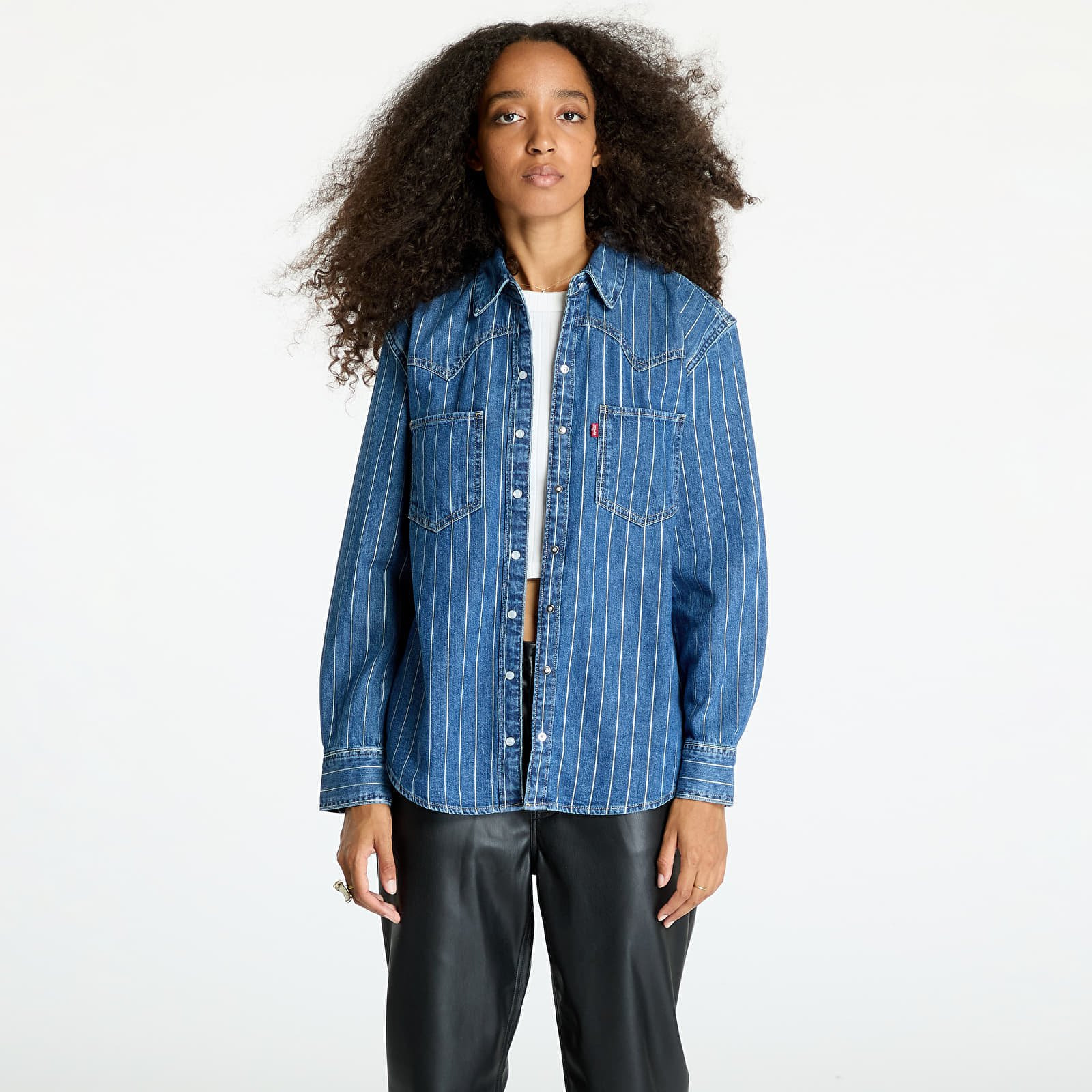 Košeľa Levi's® Teodora Western Shirt Blue L