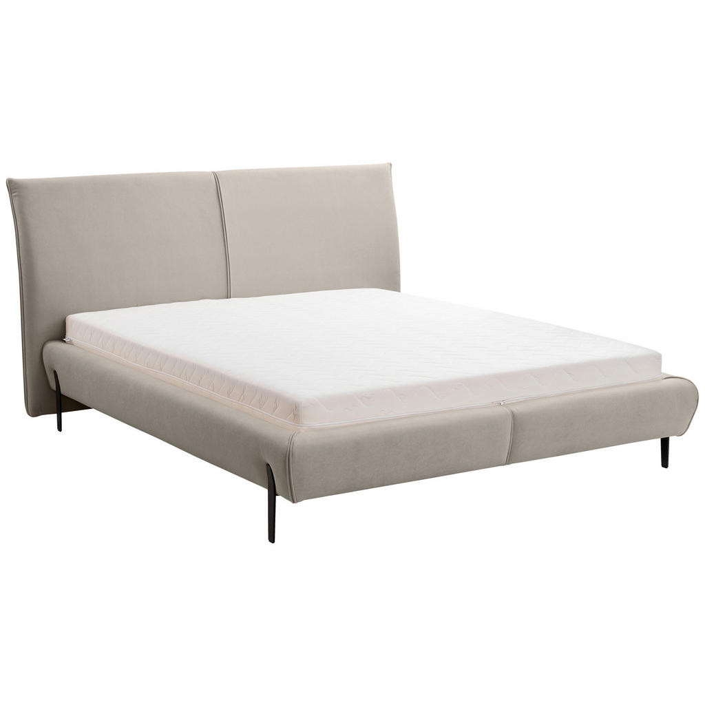 MID.YOU ČALÚNENÁ POSTEĽ, 180/200 cm, textil, krémová