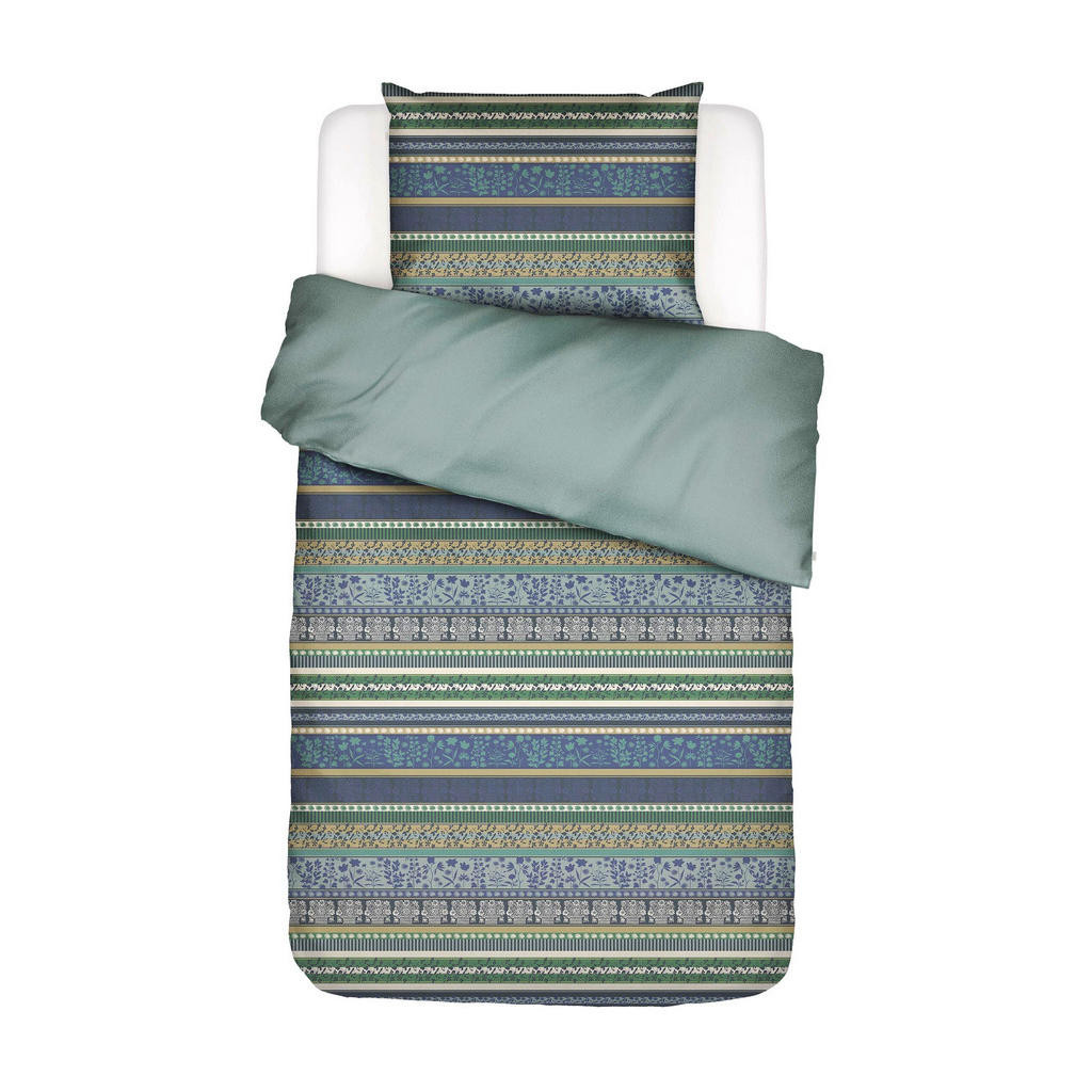 Essenza POSTEĽNÁ BIELIZEŇ, flanel, zelená, 140/200 cm