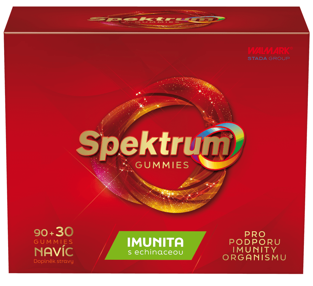 SPEKTRUM Gummies na podporu imunity 90 + 30 tabliet navyše
