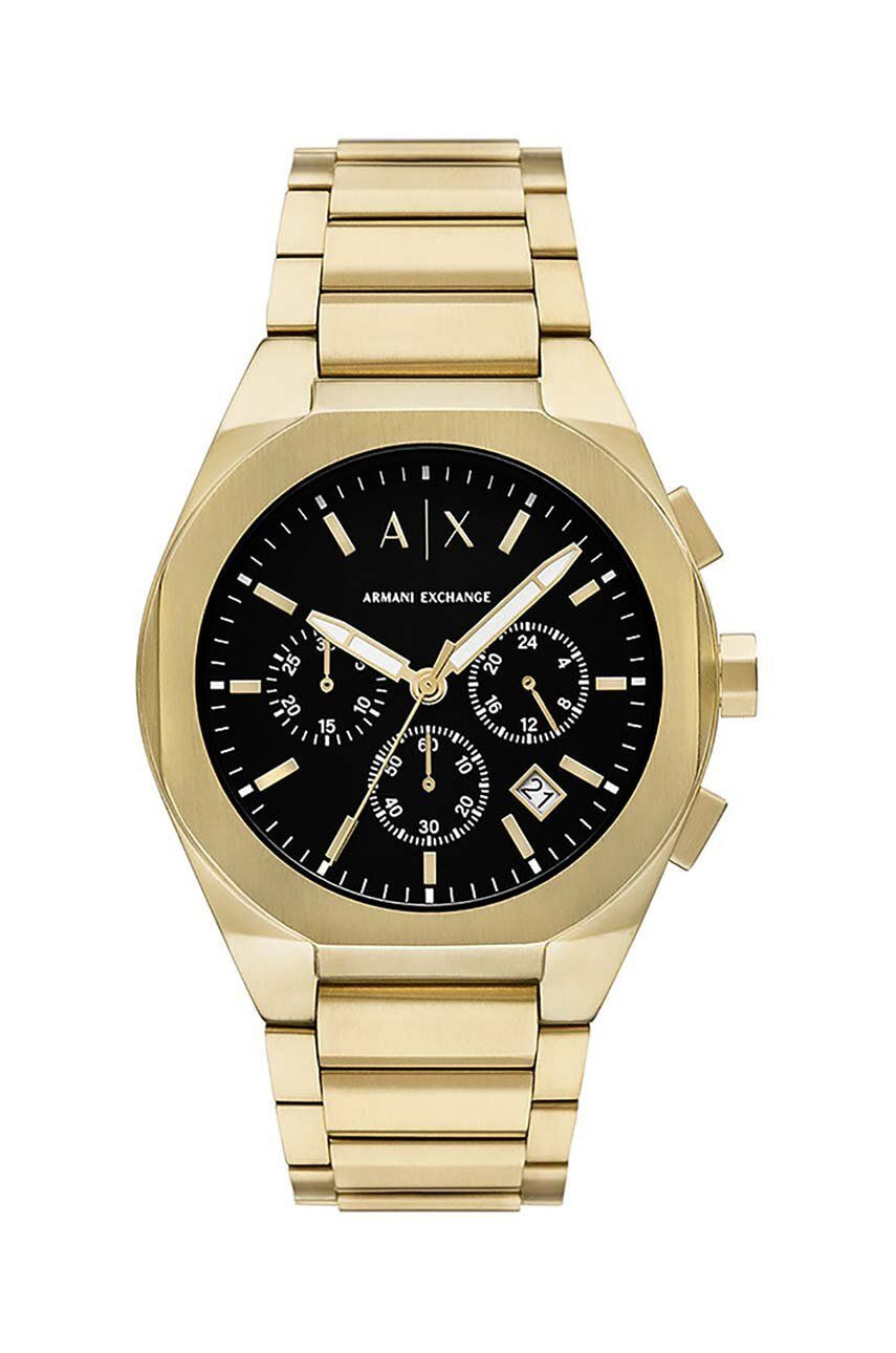 Hodinky Armani Exchange pánske, zlatá farba, AX4180