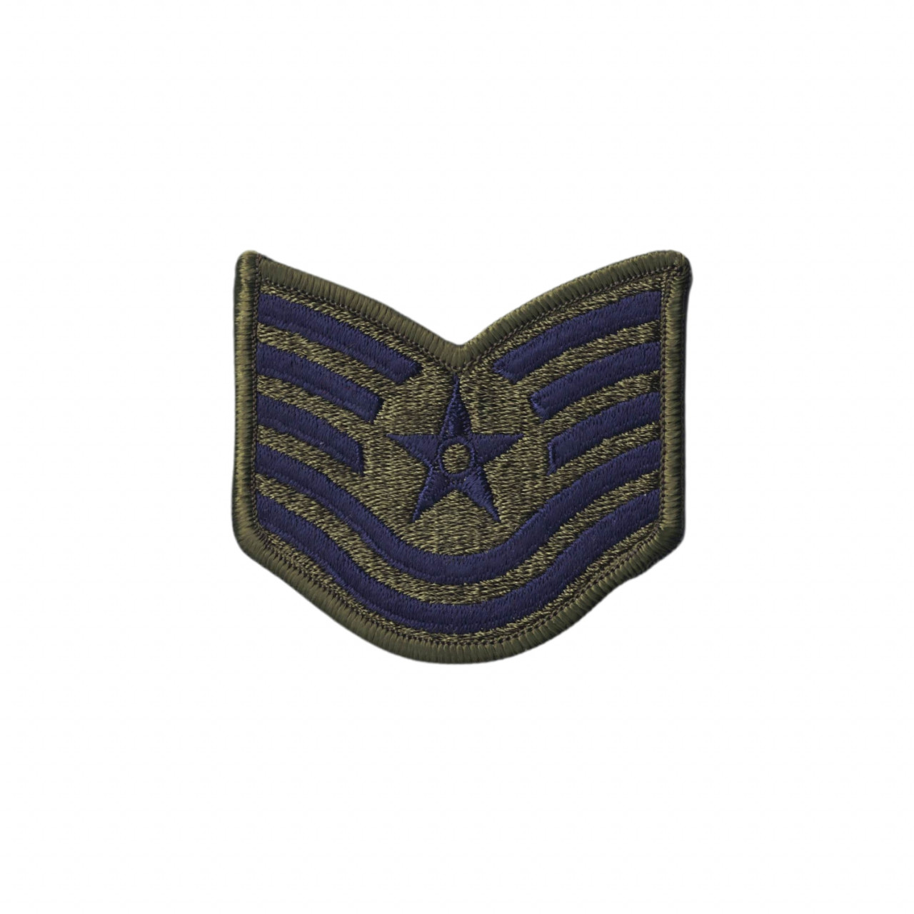 Nášivka US Army USAF Technical Sergeant - olivová-čierna