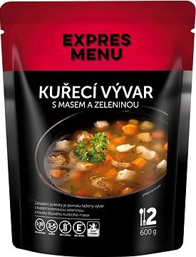 Expres Menu Kurací vývar s mäsom a zeleninou