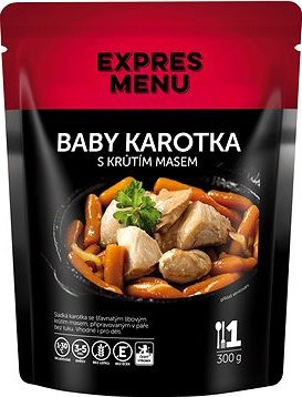 EXPRES MENU Baby karotka s morčacím mäsom 300 g