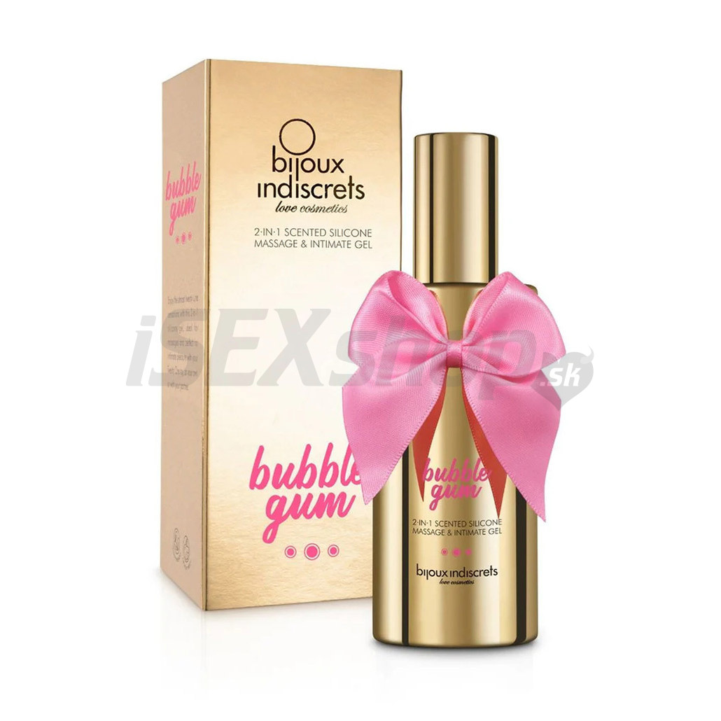 Bijoux Indiscrets - Bubblegum 2 in 1 Silicone Massage &amp; Intimate Gel 100 ml