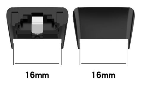 Konektor pre Honor Band 6,7 a Huawei Band 6, 6 Pro - Čierny, 2 kusy