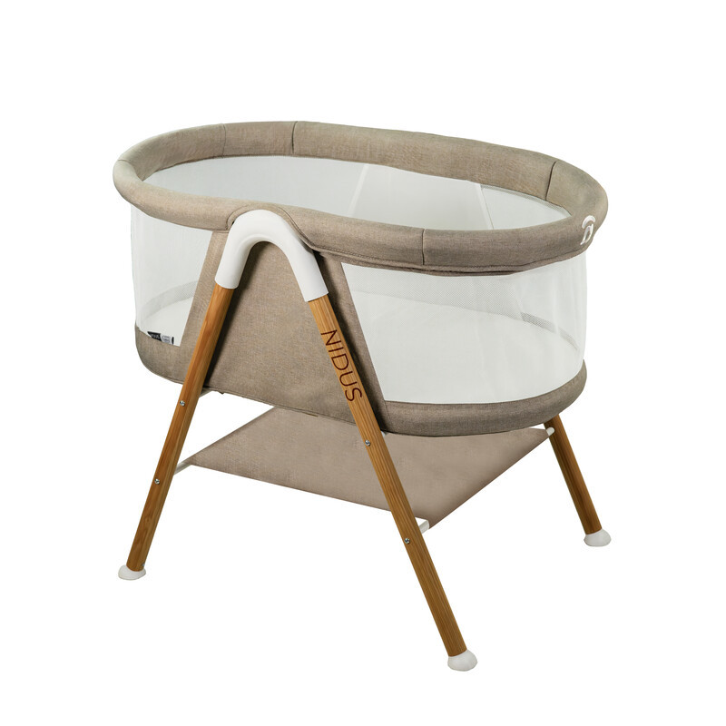 ASALVO - NIDUS detská mini postieľka 0-6m beige