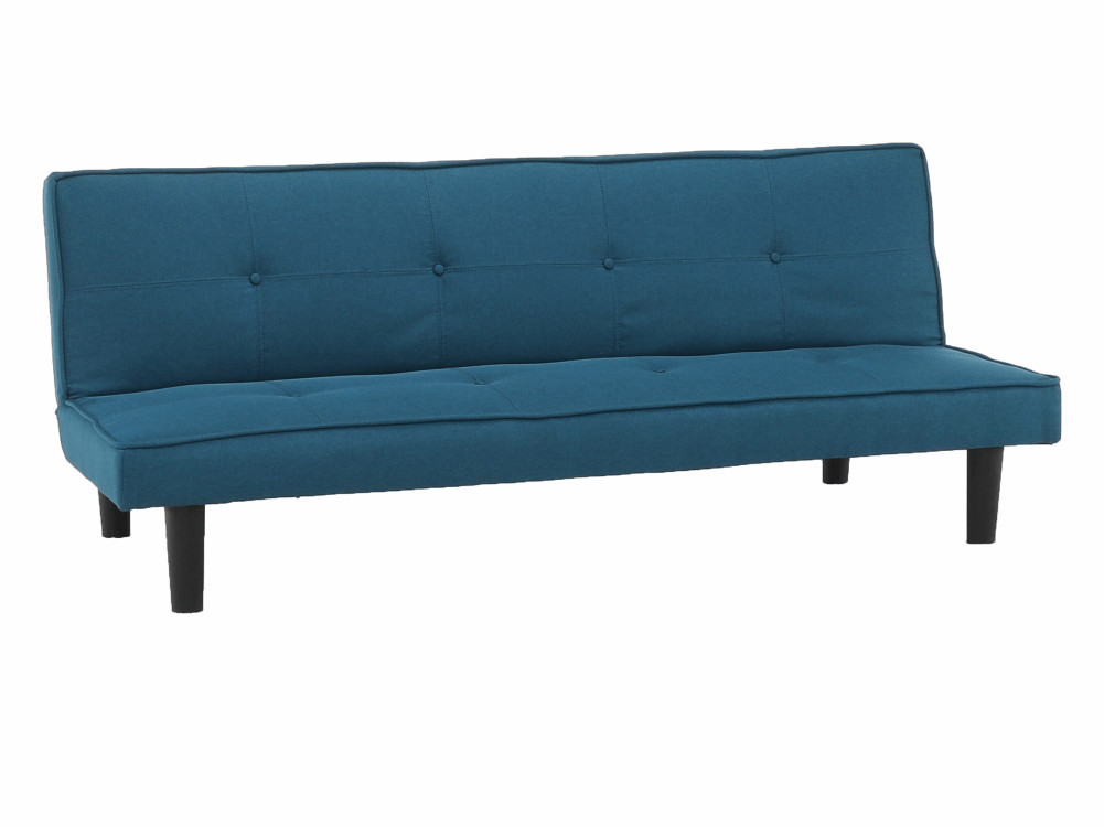 KONDELA Zelda New rozkladacia pohovka tyrkysová / čierna