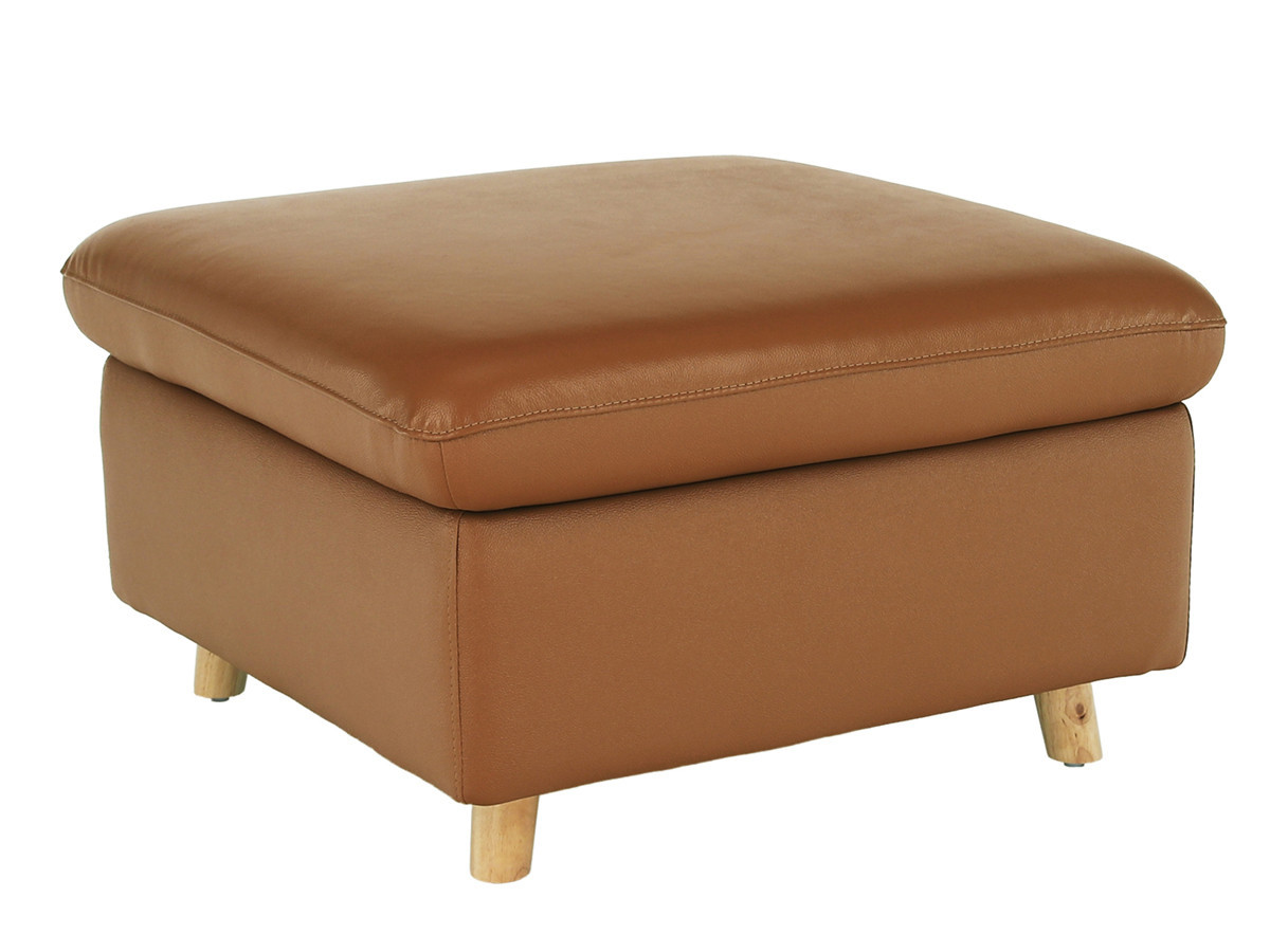 KONDELA Linsy taburetka zlatohnedá / svetlý orech