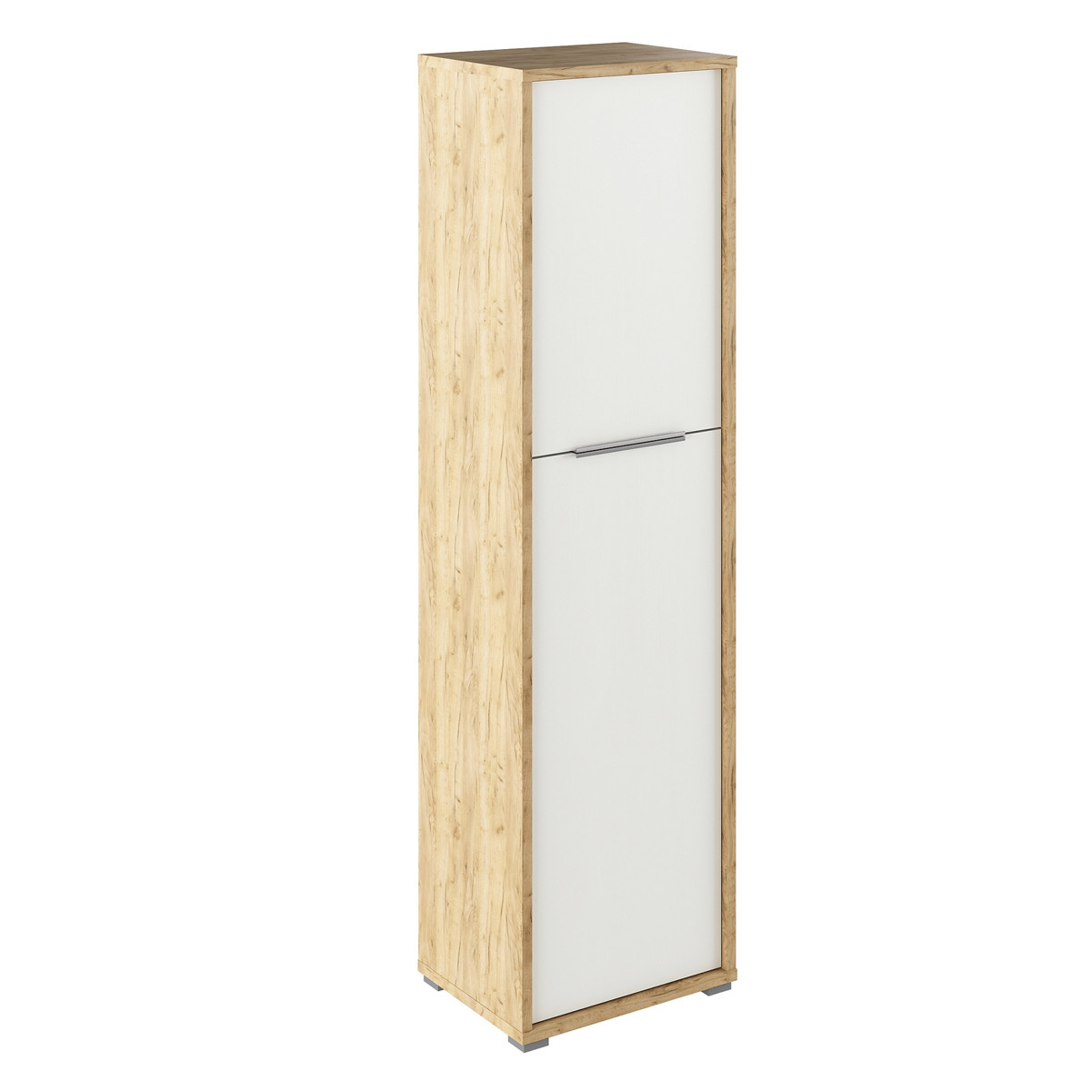 KONDELA Rioma Typ 8 policová skriňa dub artisan / biela