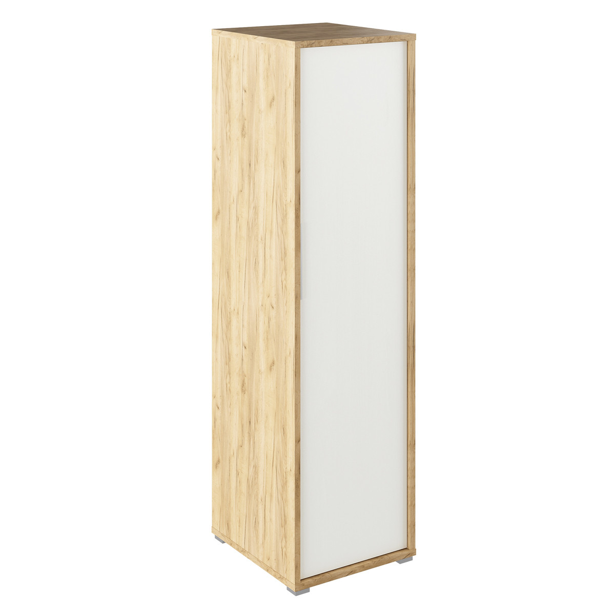 KONDELA Rioma Typ 20 vešiaková skriňa dub artisan / biela