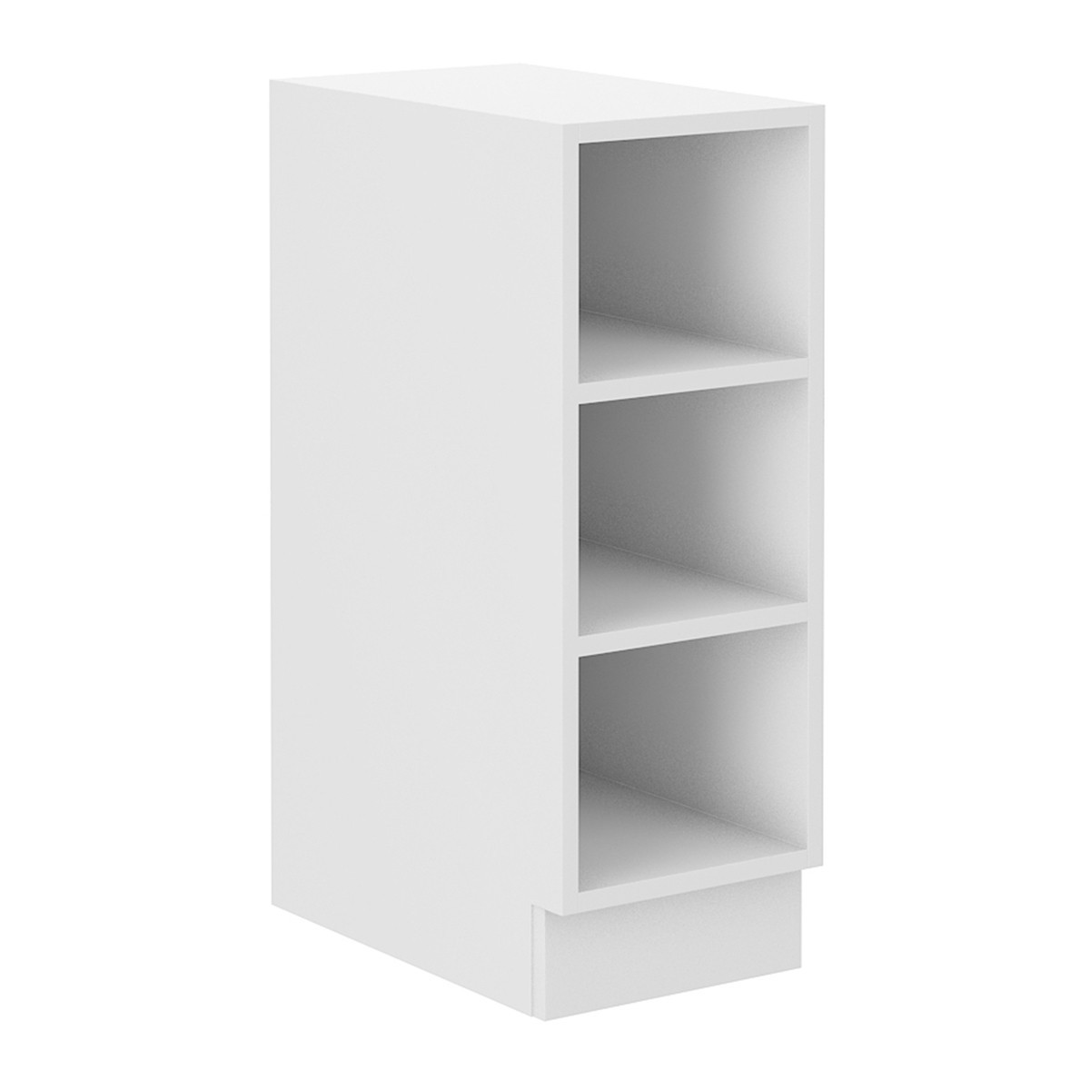 KONDELA Lula 30 D OTW BB dolná kuchynská skrinka biela