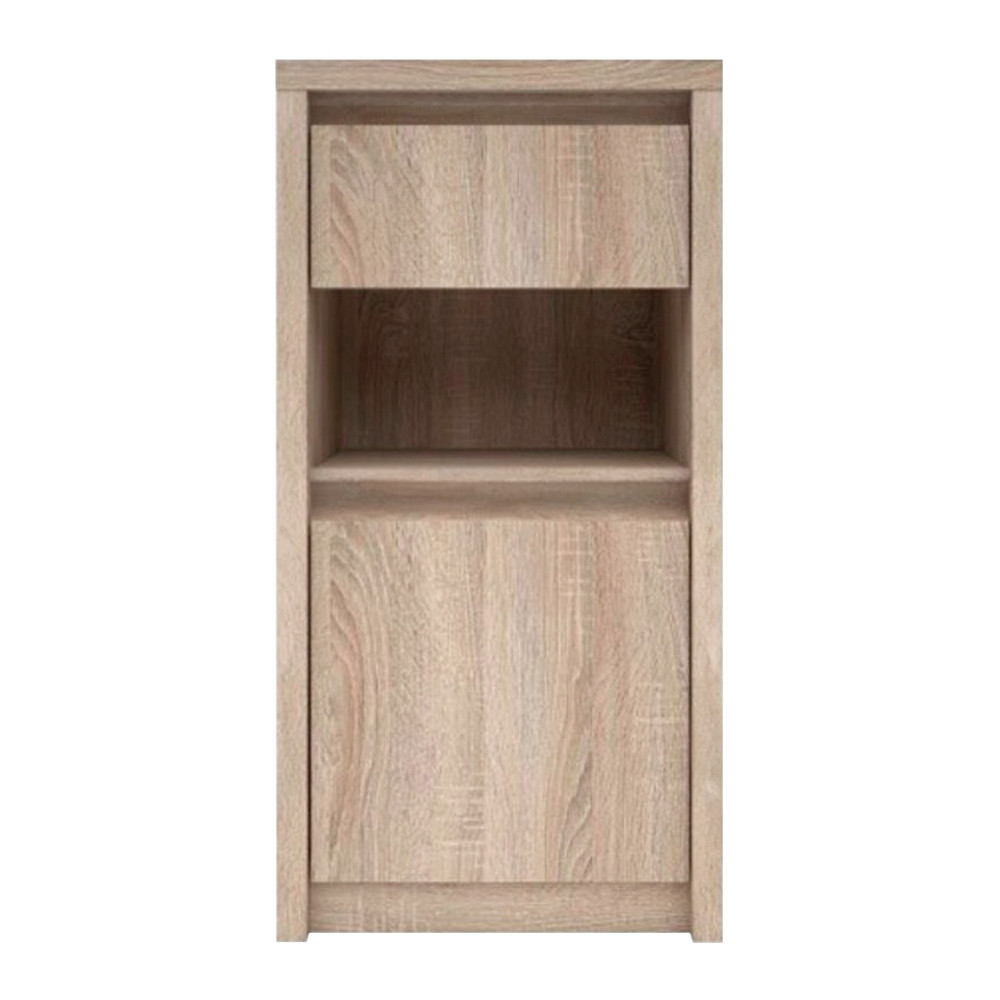 KONDELA Norty Typ 24 1D1S jednodverová komoda so zásuvkou dub sonoma