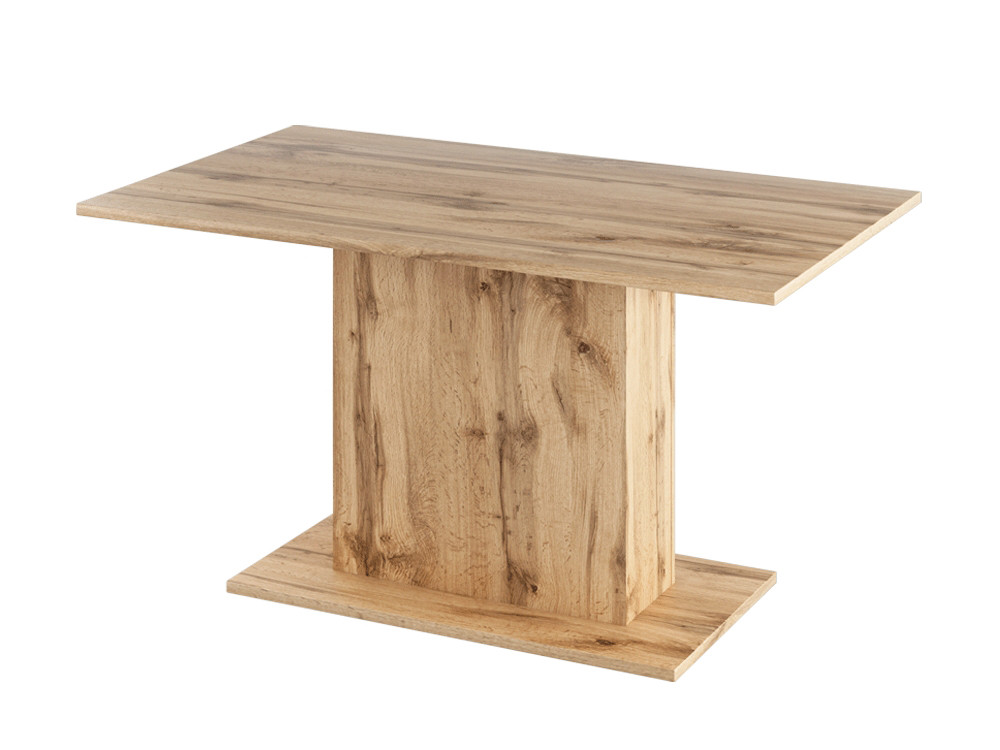 KONDELA Olympa jedálenský stôl 138x79 cm dub wotan