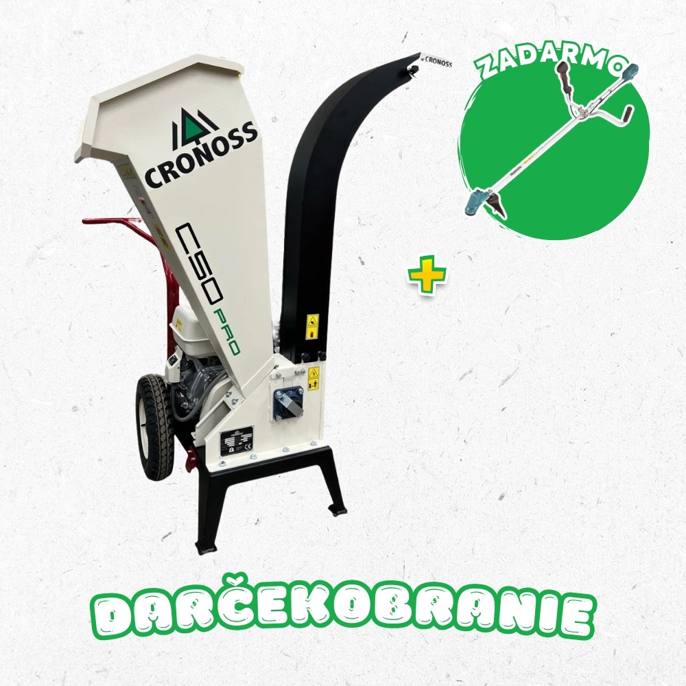 Benzínový štiepkovač Cronoss C50 PRO