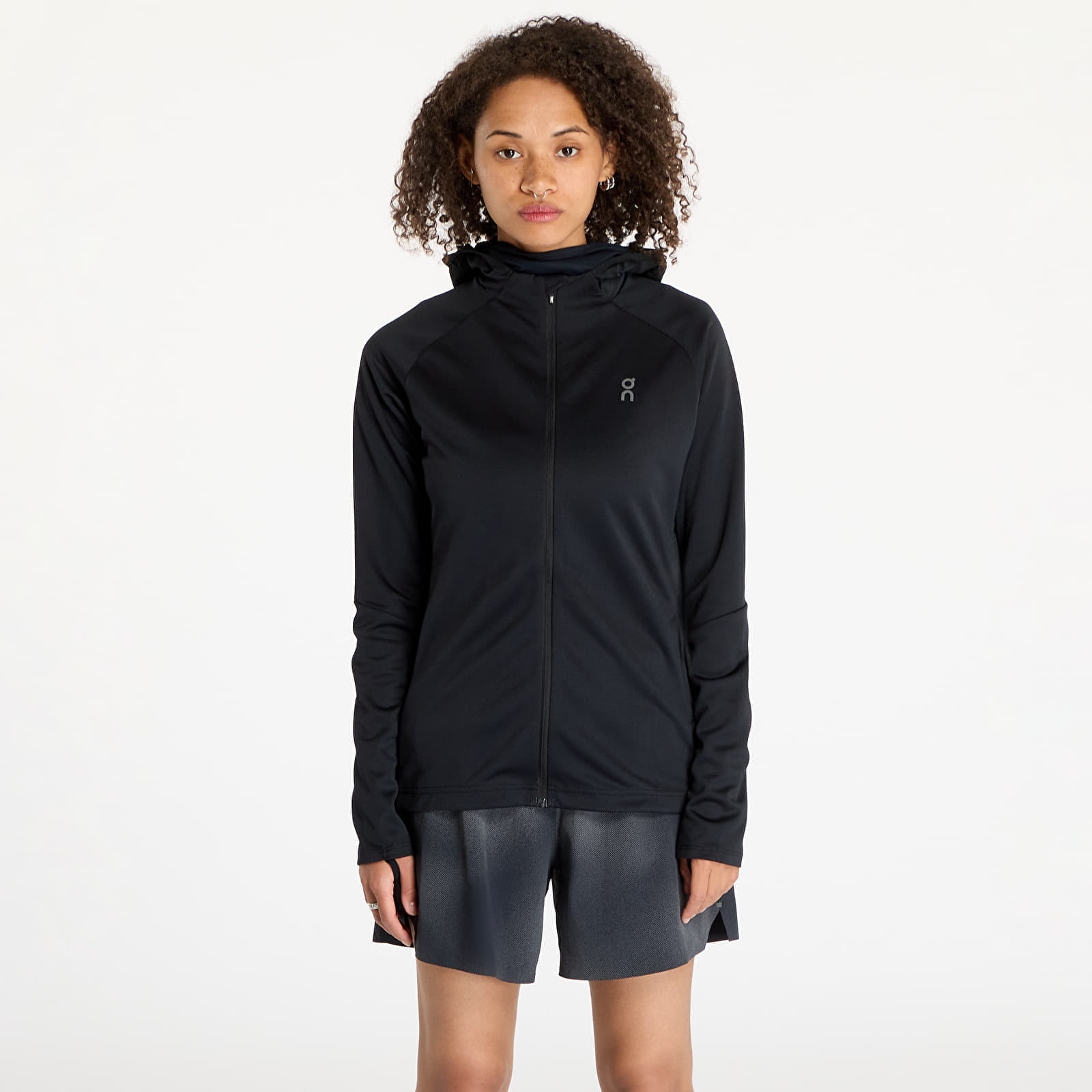 Mikina On Climate Zip Hoodie Black L