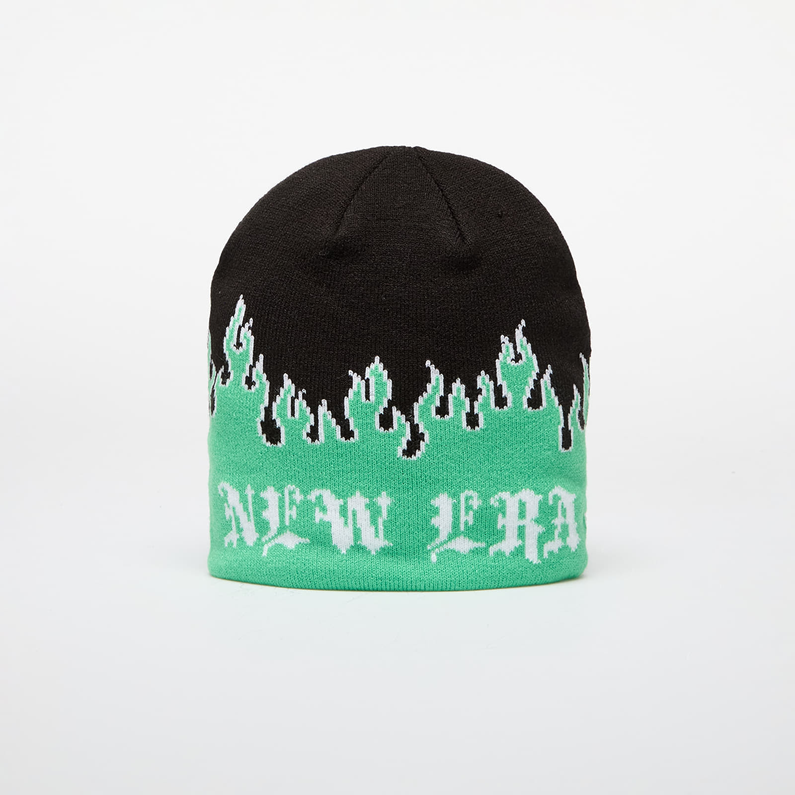 New Era Knit Thin Flame Skull Knit Island Green Universal
