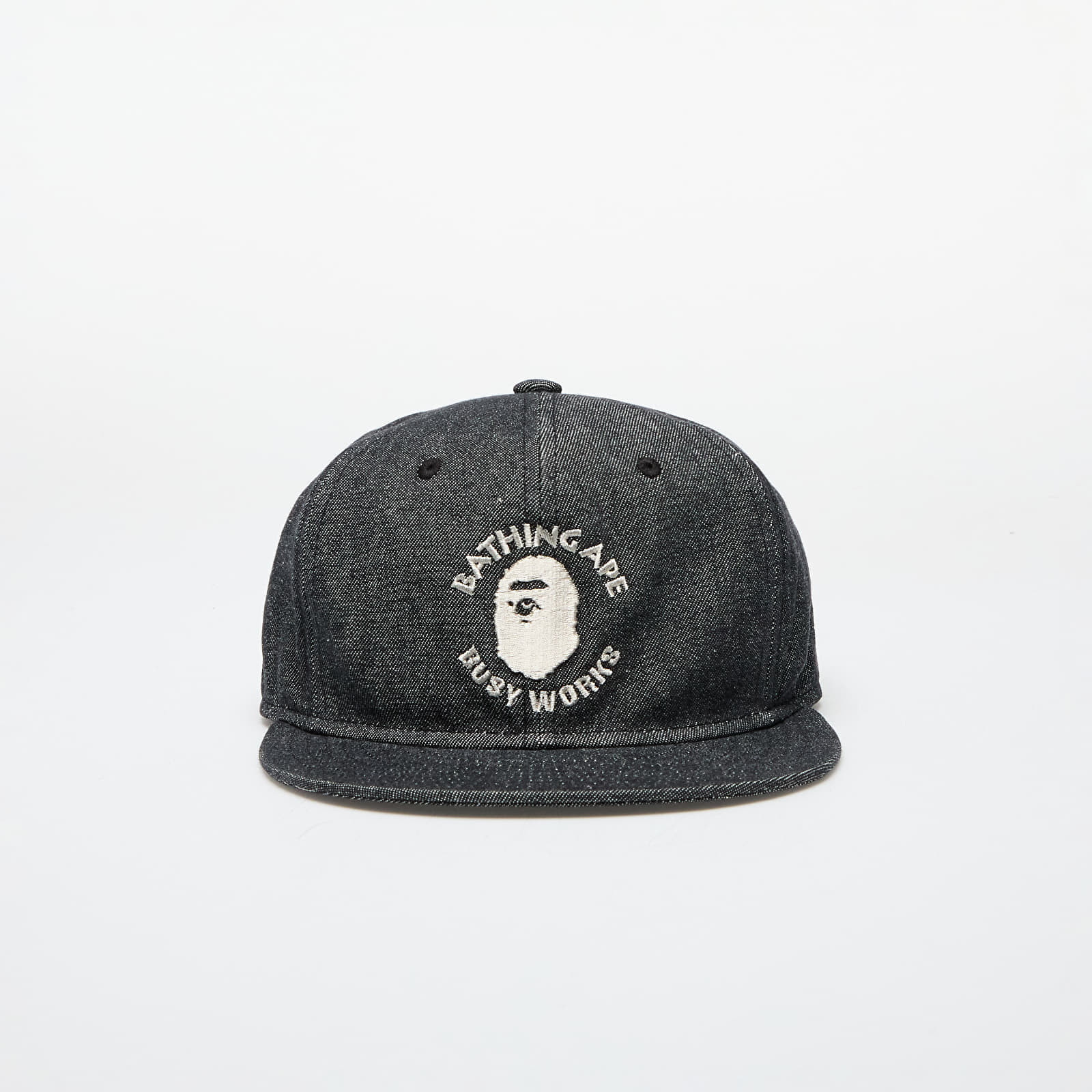 Šiltovka A BATHING APE Busy Work Denim Cap M Black Universal
