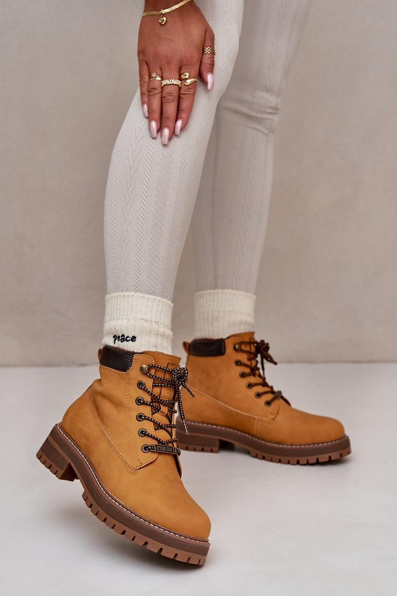 Women's insulated trappers Big Star Camel