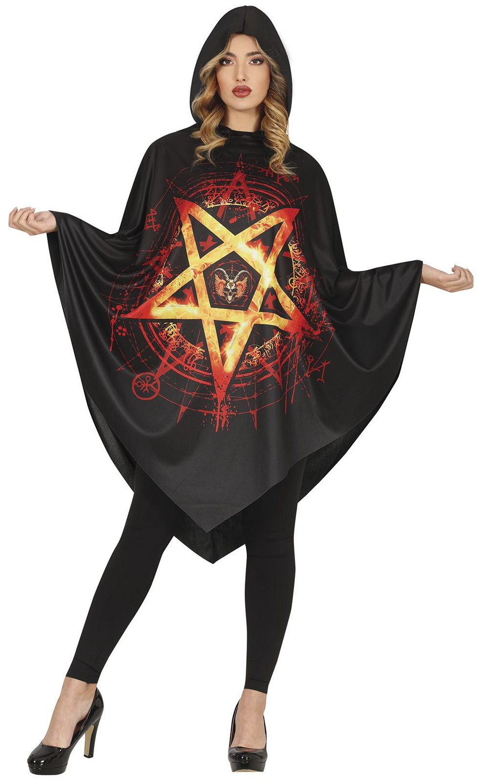 Guirca Dámske poncho - Satan