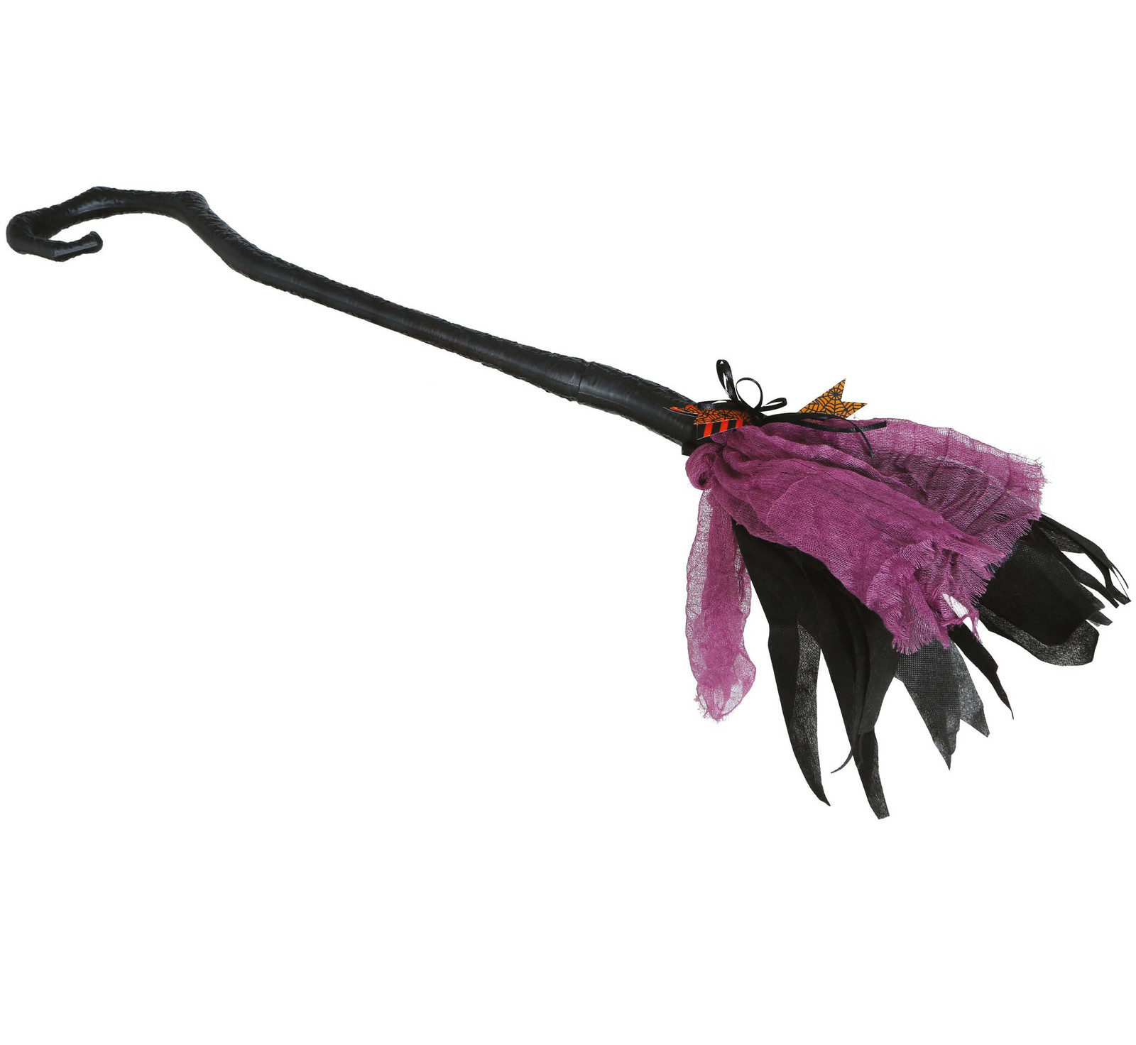 Čarodejnícka zakrivená metla 90 cm