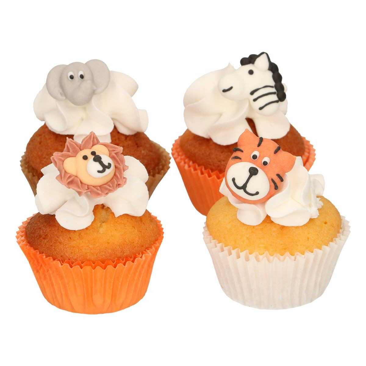 Funcakes Cukrové zdobenie - Safari 12 ks