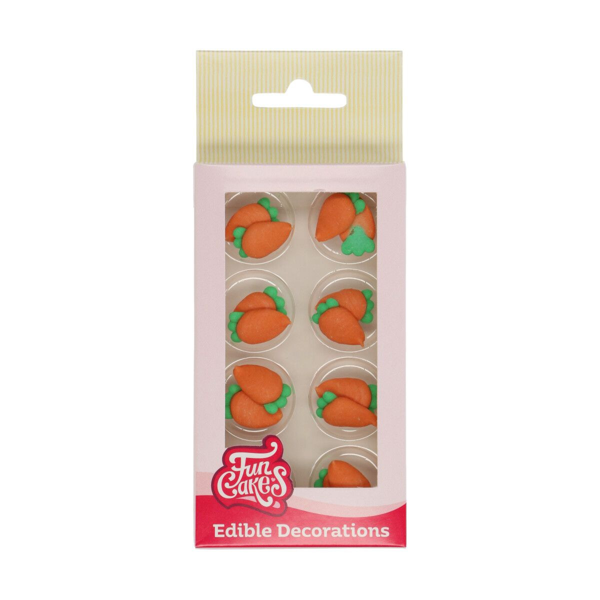Funcakes Cukrové zdobenie - Mrkvy 16 ks