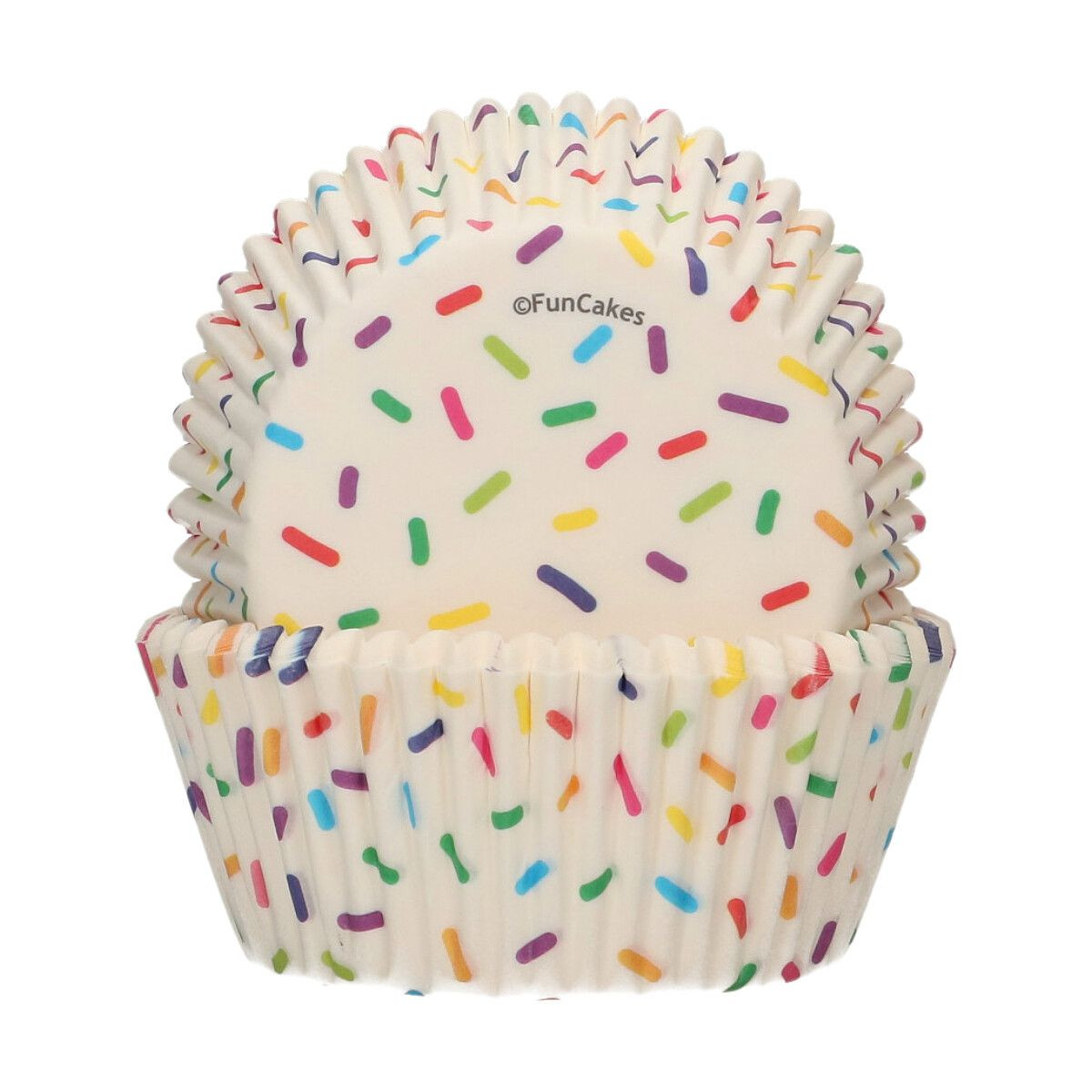 Funcakes Košíčky na pečenie - Párty Sprinkles 48 ks